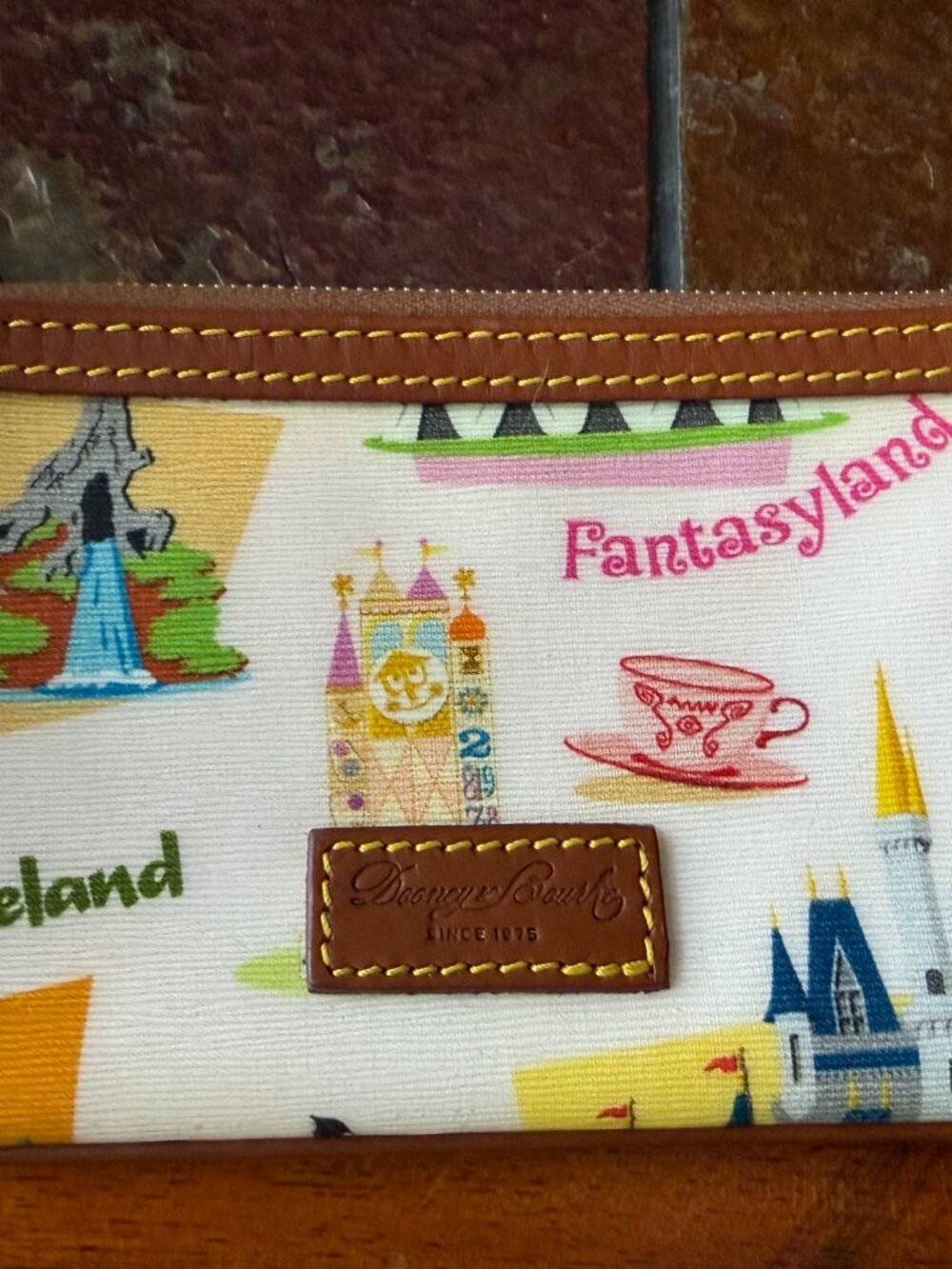 Dooney & Bourke Disney Parks Retro Large Slim Wristlet